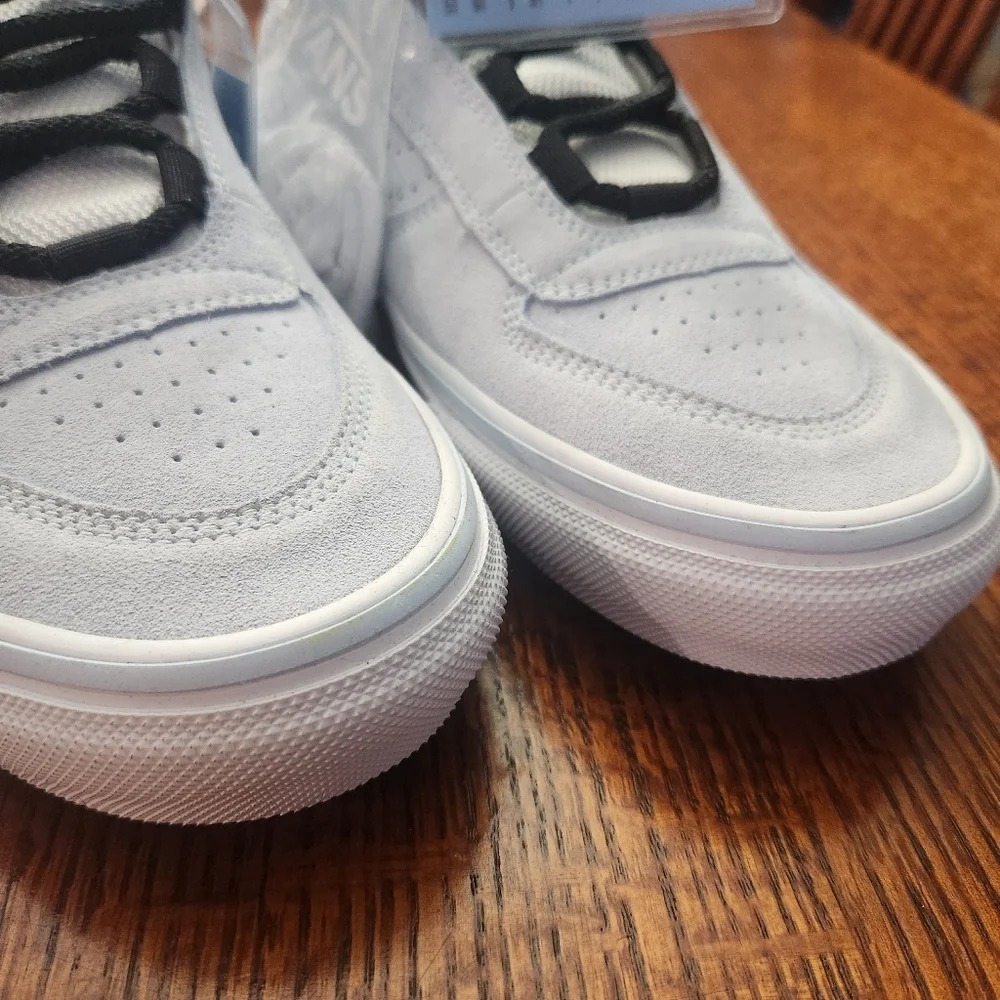 Vans OTW Skateboard showa Mens 10.5 Sky Blue Hi Top Lace Up Sneakers New